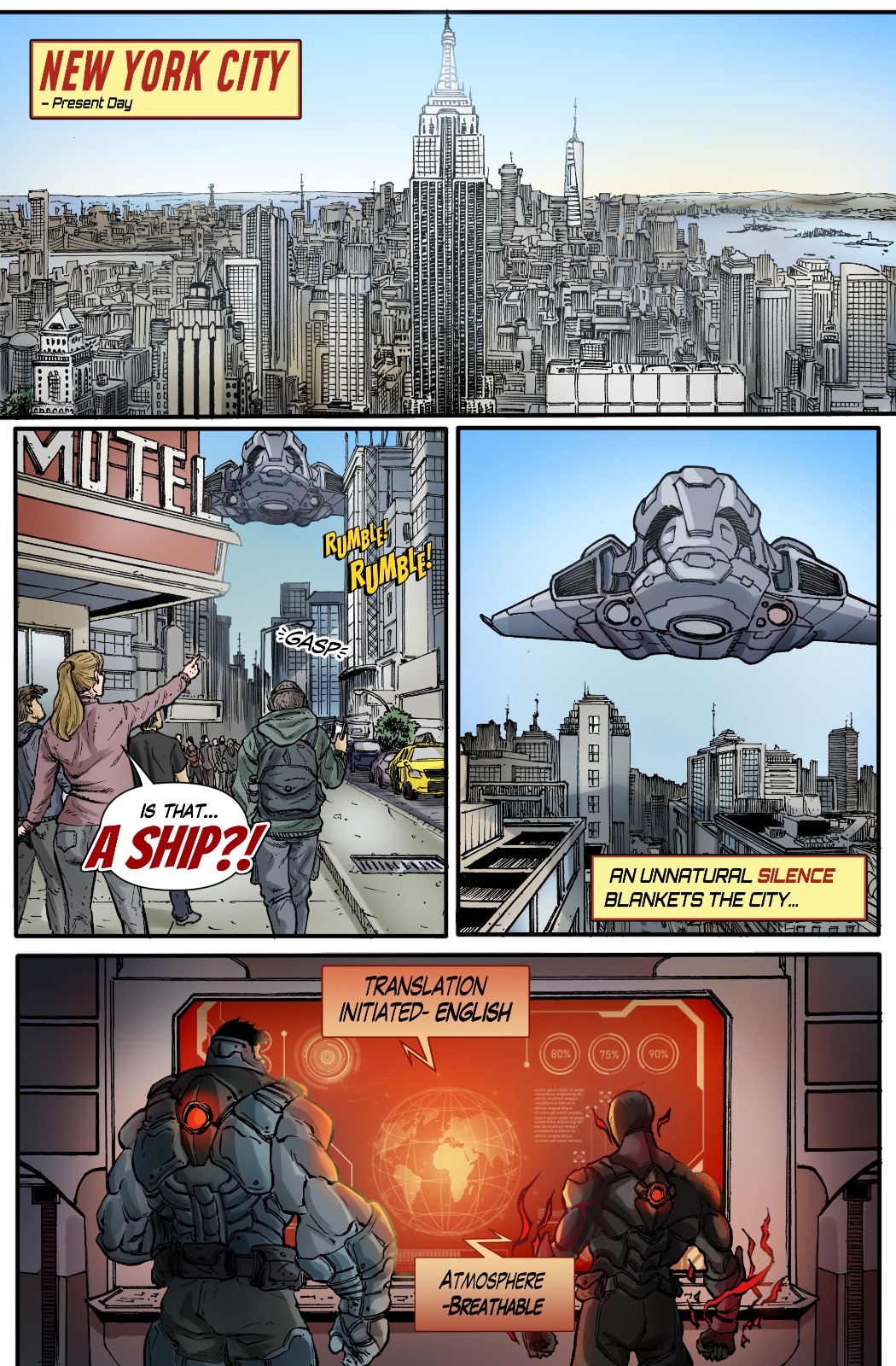 OMEGAMAN COMIC PAGE