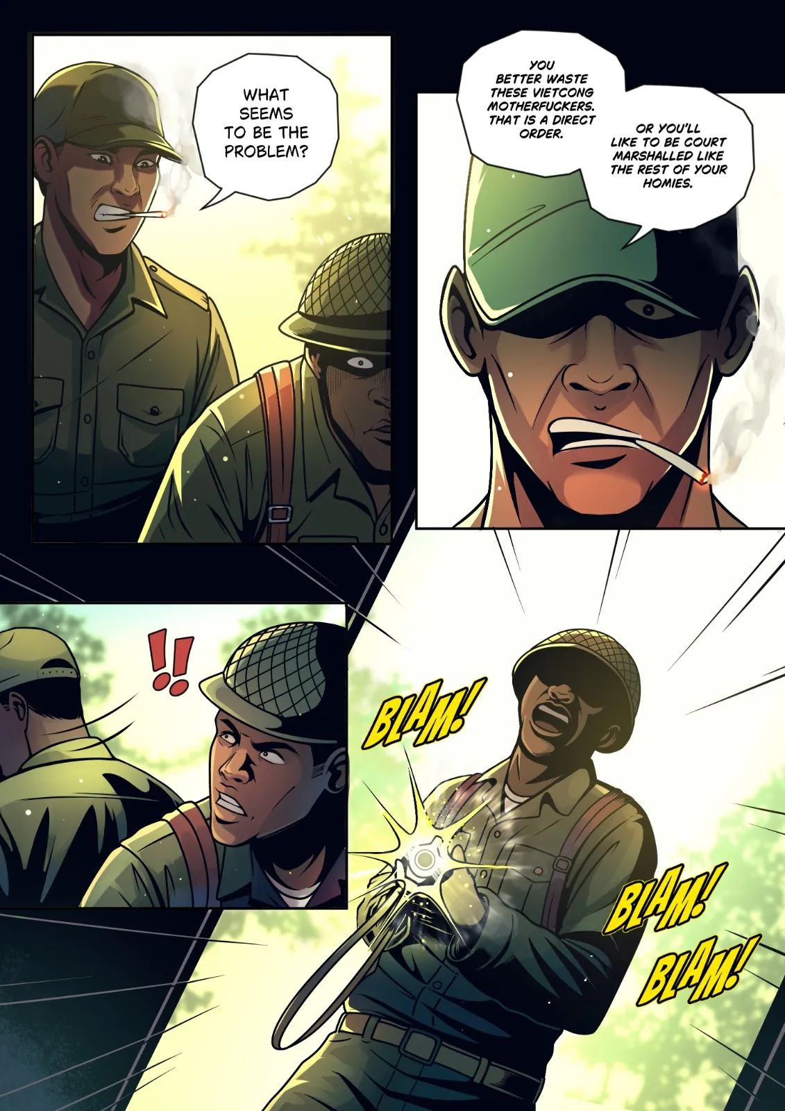 ENRIQ HOPPER COMIC PAGE